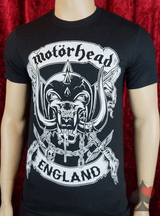 Motörhead England Warpig Crosses Sword Mens T-Shirt schwarz Merchandise
