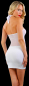 Preview: sexy minikleid weiss partykleid clubkleidneckholder transparent spielerspelunke