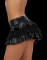 Preview: wetlook minirock mit spitze schwarz clubwear dessous spielerspelunkeirock Burlesque