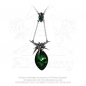 Preview: Halskette Zinn grüne Fee Absinth
