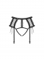 Preview: garter suspender belt strapsguertel schwarze spitze schnuerung lingerie dessous spielerspelunke