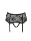 Preview: garter suspender belt strapsguertel schwarze spitze satinschleife lingerie dessous spielerspelunke