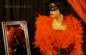 Preview: federboa chandellen rot burlesque karneval