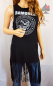 Preview: ramones ladies tank top lang mit fransen