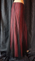 Preview: gothic rock lang rot satin schwarz chiffon