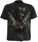 Preview: steampunk schaedel zylinder mechanik, skelette, t-shirt