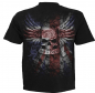 Preview: t-shirt made in england union jack skull t-shirt spiral gothic biker