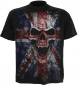 Preview: t-shirt made in england union jack skull t-shirt spiral gothic biker