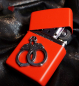 Preview: zippo sturmfeuerzeug rot matt mit handschellen