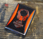 Preview: zippo sturmfeuerzeug harley davidson lederoptik