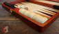 Preview: backgammon spielekassette erle mahagonifarben