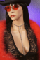 Preview: strasscollier choker goldfarben dekollete