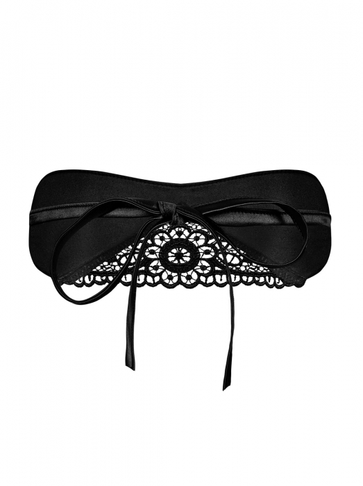 sexy accessoires erotische augenbinde satin schwarz spielerspelunke