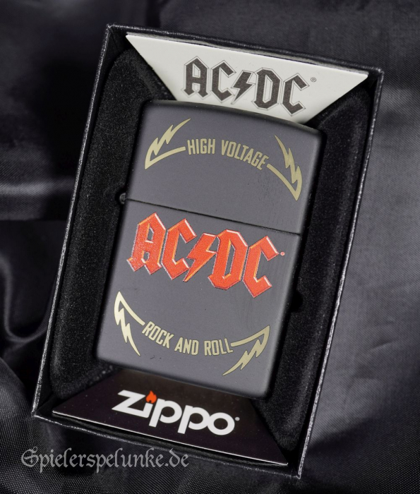 Zippo Sturmfeuerzeug AC/DC High Voltage Rock And Roll Merchandise
