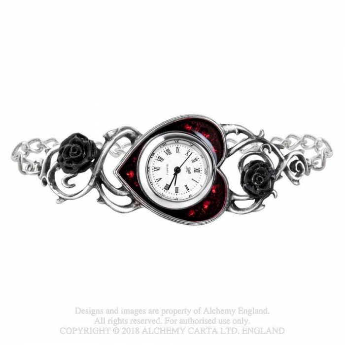 Uhrenarmband aus Zinn "Bed Of Blood Roses"