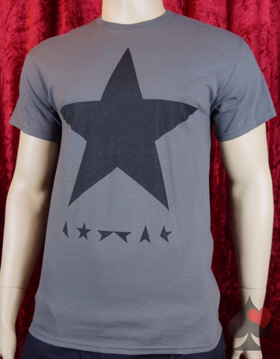 David Bowie Blackstar T-Shirt grau Merchandise