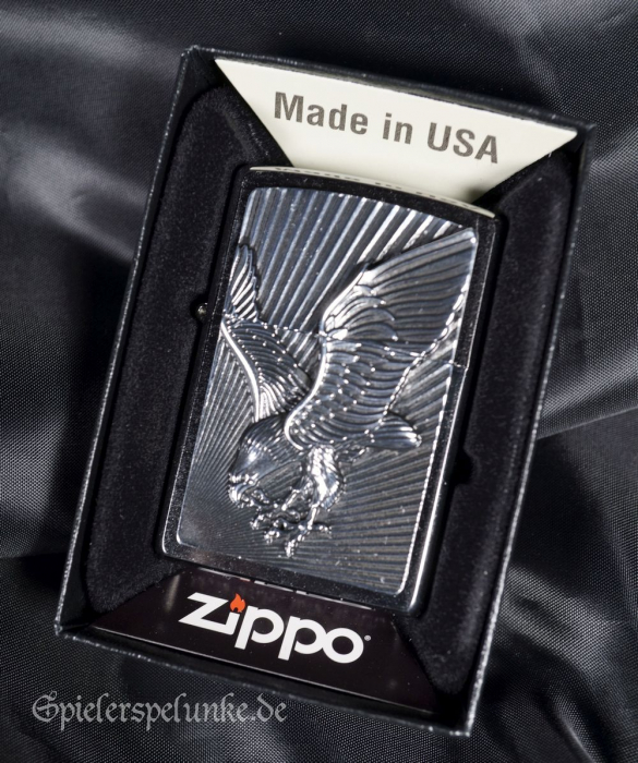 Zippo Sturmfeuerzeug Eagle Adler 3D