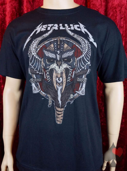 Metallica Viking Logo T-Shirt schwarz Merchandise