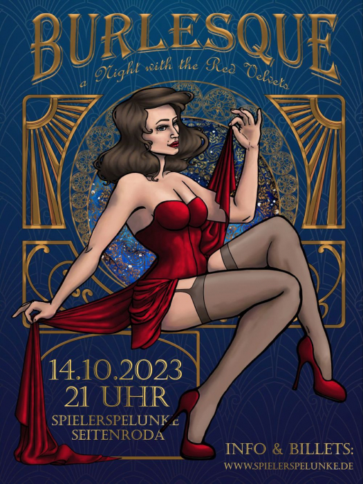 burlesque tanz show red velvets absinthnacht spielerspelunke