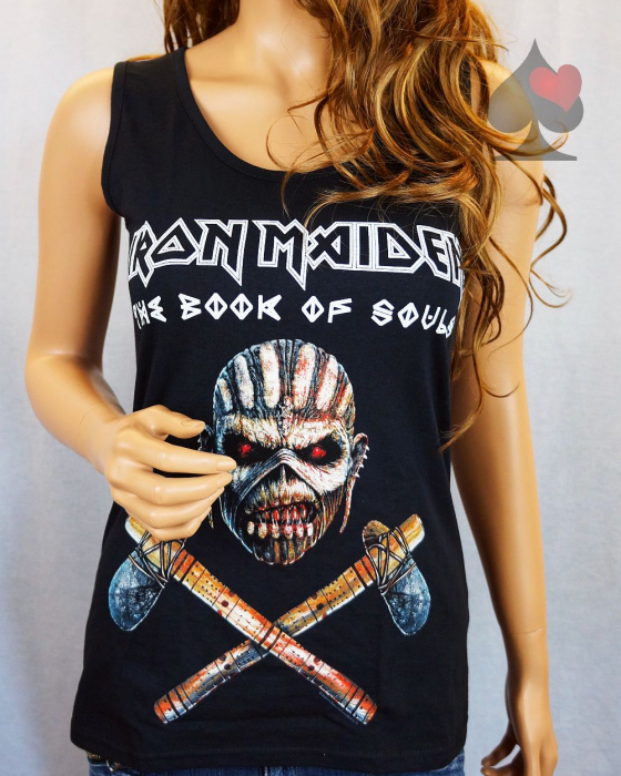 Iron Maiden Book of Souls Ladies Tank Top schwarz Merchandise