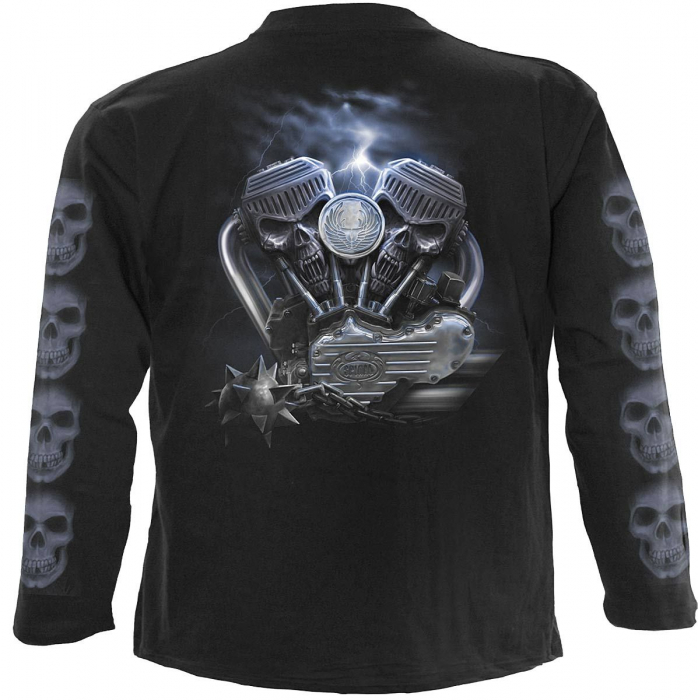 steampunk biker rider longsleeve shirt