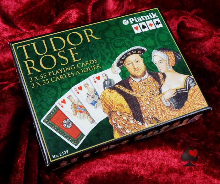 Rommé / Bridge / Canasta Karten „Tudor Rose“ Britannien