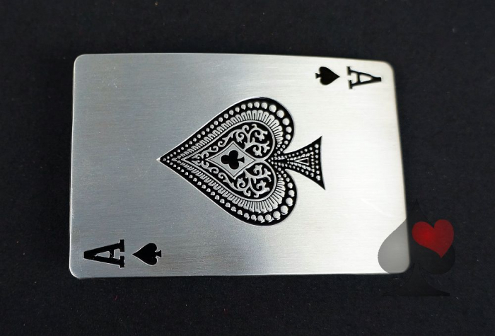 Gürtelschnalle "Ace of Spades"