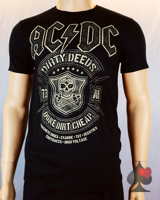 AC/DC Dirty Deeds Done Dirt Cheap T-Shirt  schwarz Merchandise