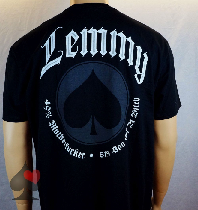 lemmy kilmister motorhead band merchandise shirt motherfucker