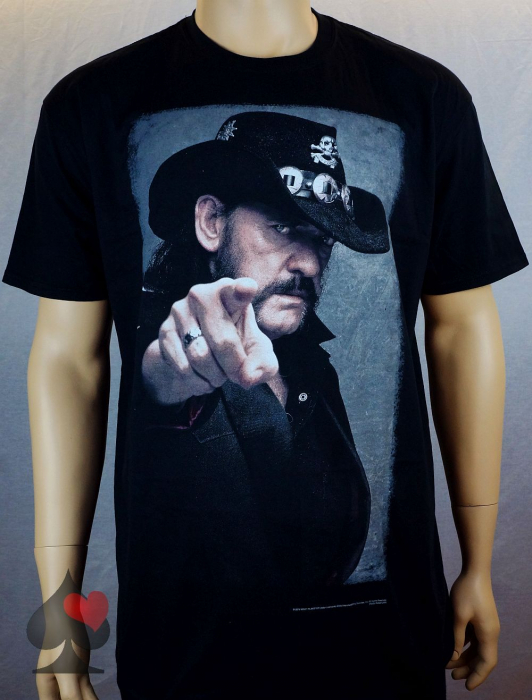 Lemmy Kilmister Pointing T-Shirt schwarz Merchandise