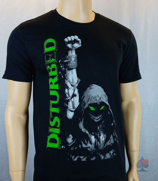 Disturbed Up Your Fist Herren T-Shirt  schwarz/weiß/grün Merchandise