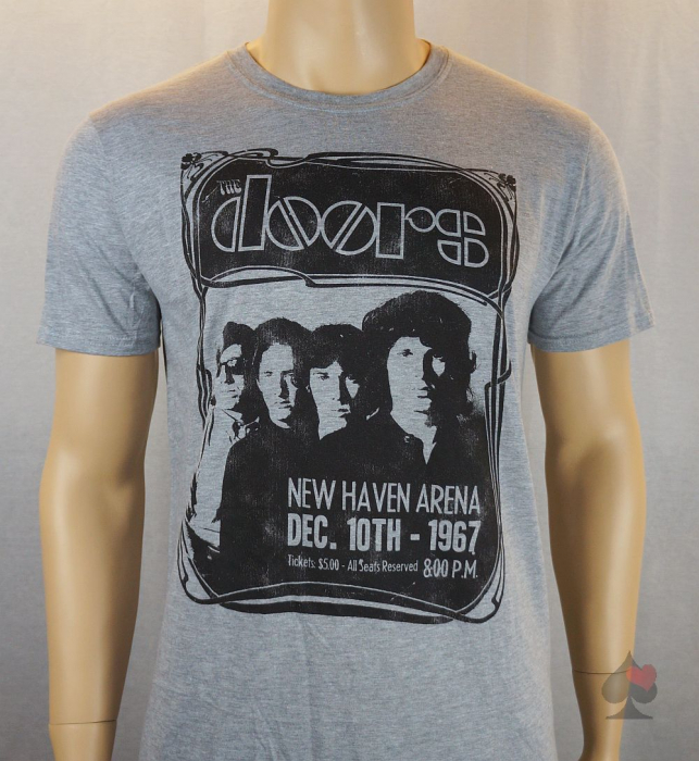 The Doors New Haven Arena Herren T-Shirt  grau schwarz Merchandise