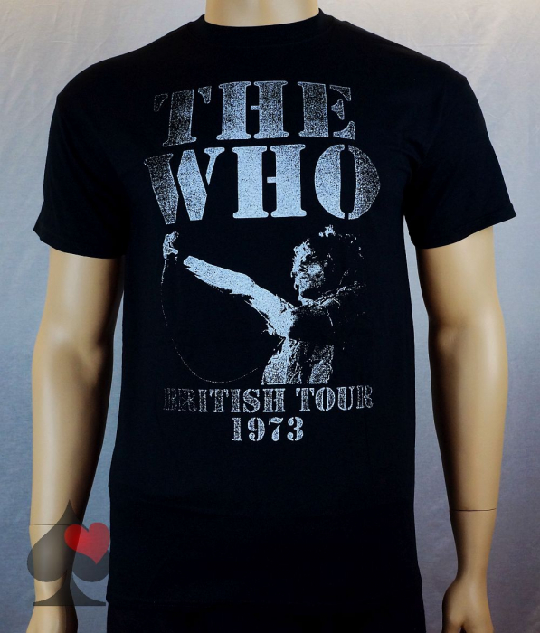 The Who British Tour 1973 T-Shirt Merchandise