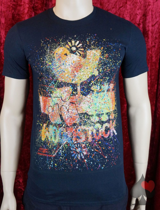 Woodstock 1969 Psychedelic Graphic T-Shirt schwarz Merchandise