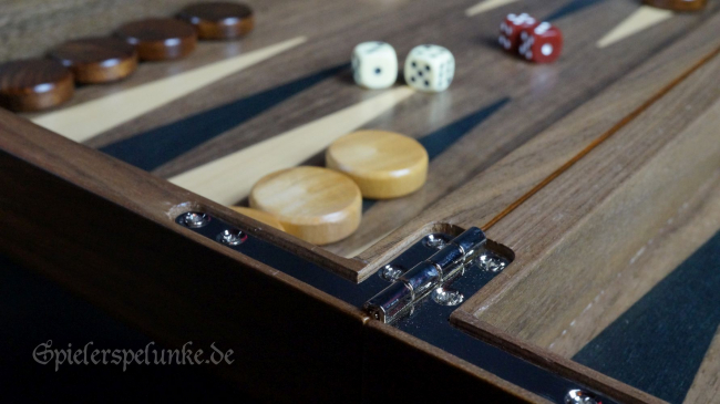 backgammon spielekoffer nussbaum ahorn