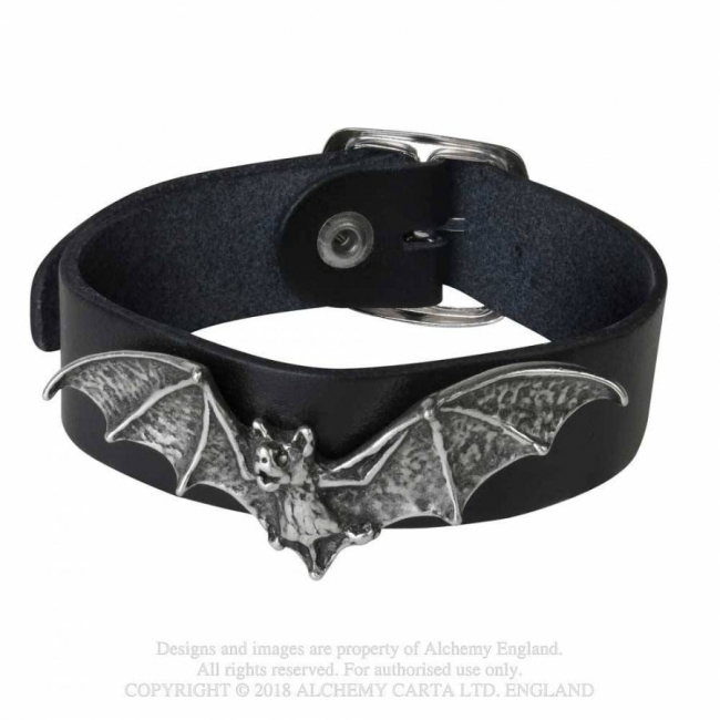 Lederarmband Vampir Fledermaus