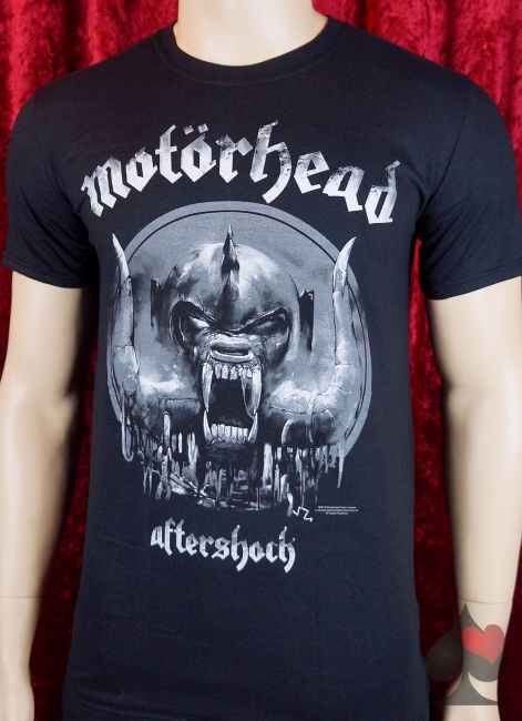 motörhead warpig aftershock merchandise shirt schwarz