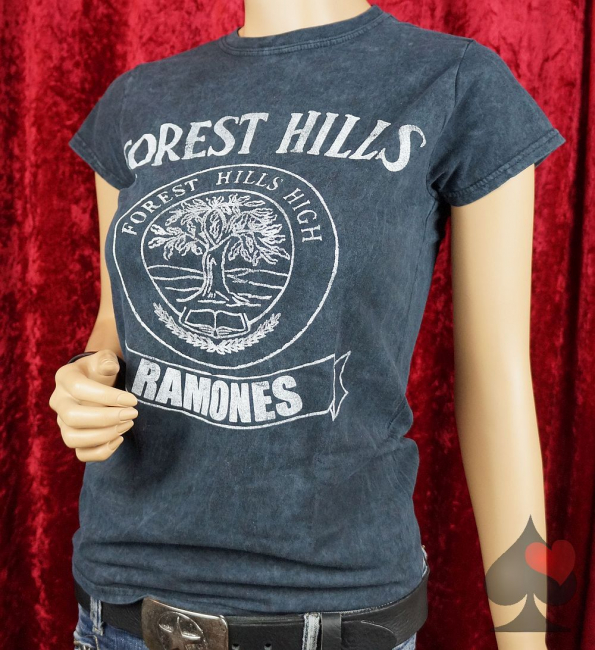 ramones forest hills high damen band merchandise shirt