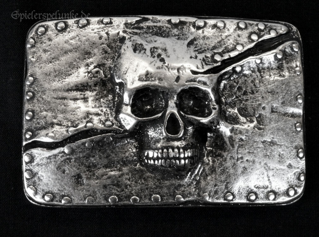 Gürtelschnalle Totenschädel Skull Vintage