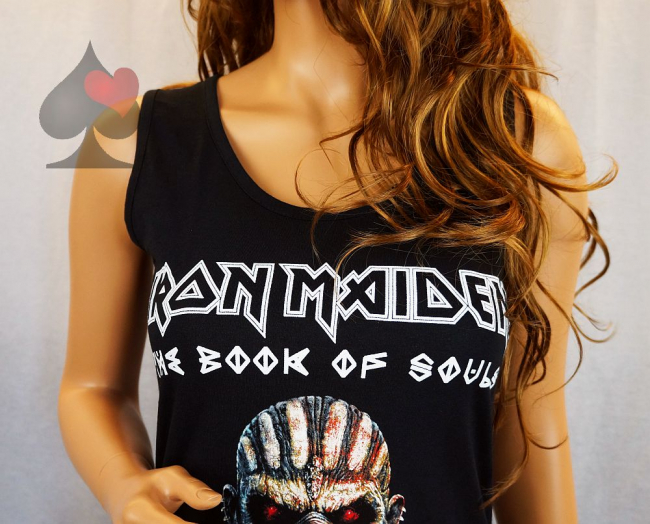 iron maiden book of souls ladies tank top