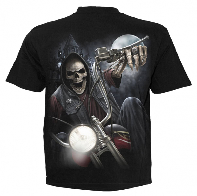 bike, rock, metal, hardrock, skelette, t-shirt, dark rider