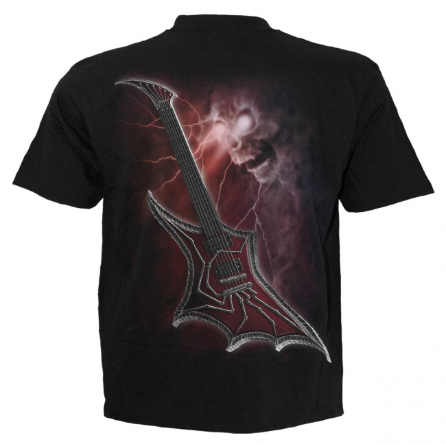 e-gitarre, rock, metal, hardrock, skelette, t-shirt