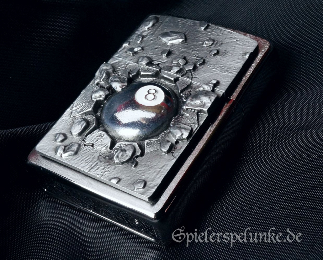 zippo sturmfeuerzeug eight ball billard 3d