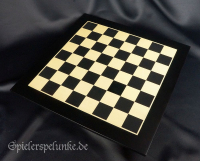Schachbrett in Ahorn natur/schwarz mit Zierader 45mm Feldgröße ohne Figuren